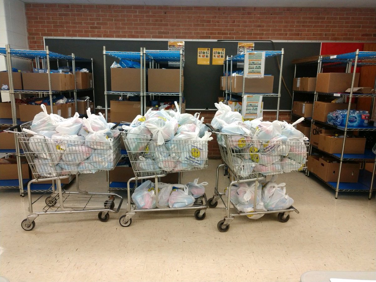 The LIA leaders packed 90 TOTAL care packages that were given out to WEGO families at today's food pantry at LMS. I could not be prouder of the LIA students' hard work and service to our community. 
Thank you to <a href="/WeGoTogetherWC/">WeGo Together for Kids</a> for the food pantry and everything you do for WEGO!