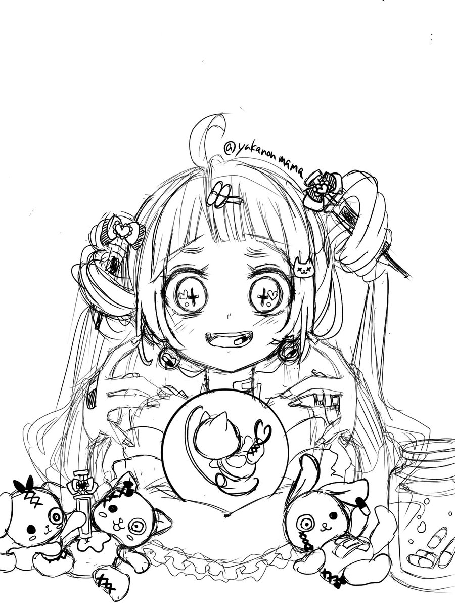 イラスト下描き