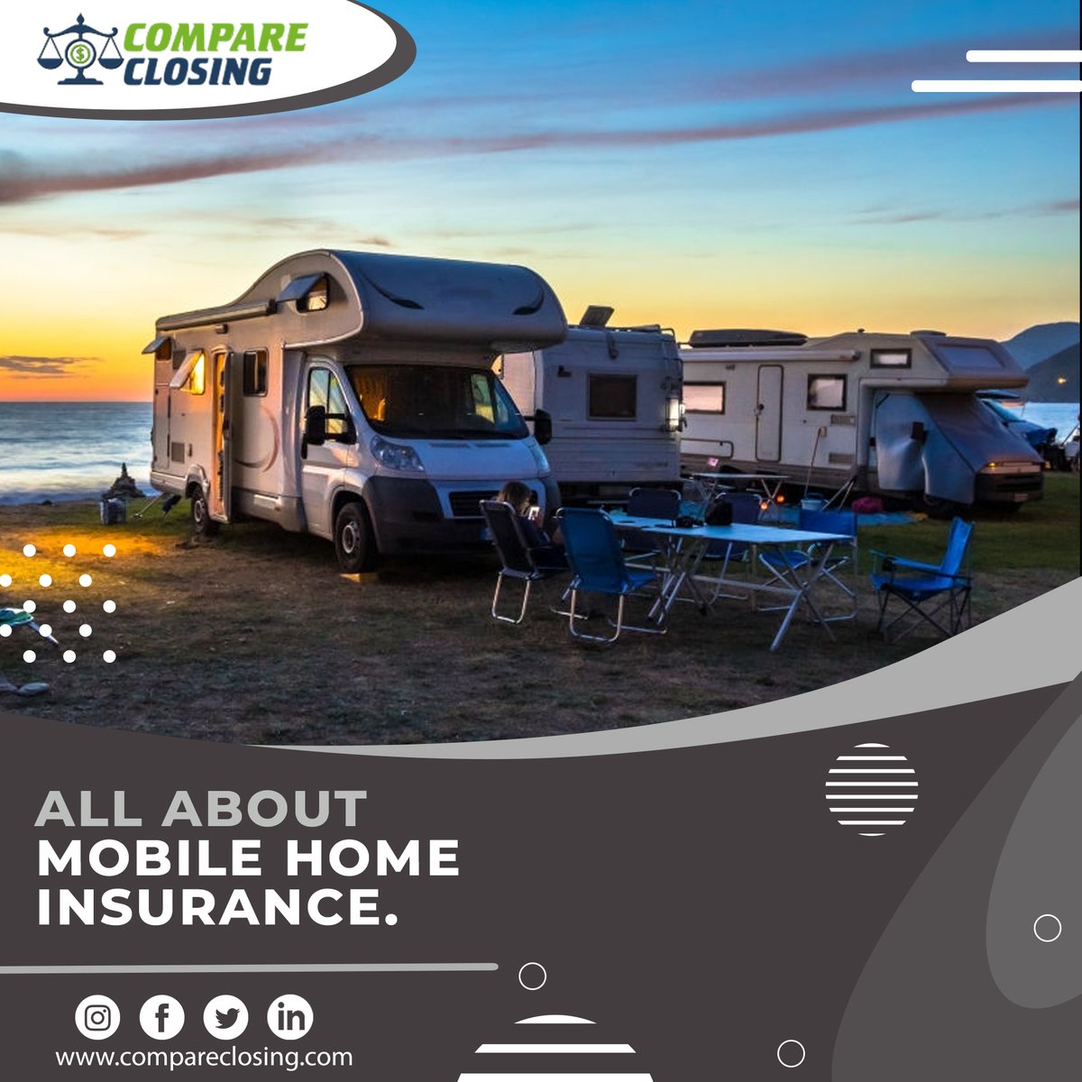 CompareClosing's tweet image. Our new blog post “All about Mobile Home Insurance" is out.

Click on the link below to learn more about it.
compareclosing.com/blog/what-is-m…

#CompareClosing #MobileHome #MobileHomeInsurance #HomeInsurance #Mobile #Insurance #Mortgage #Home #House #RealEstate