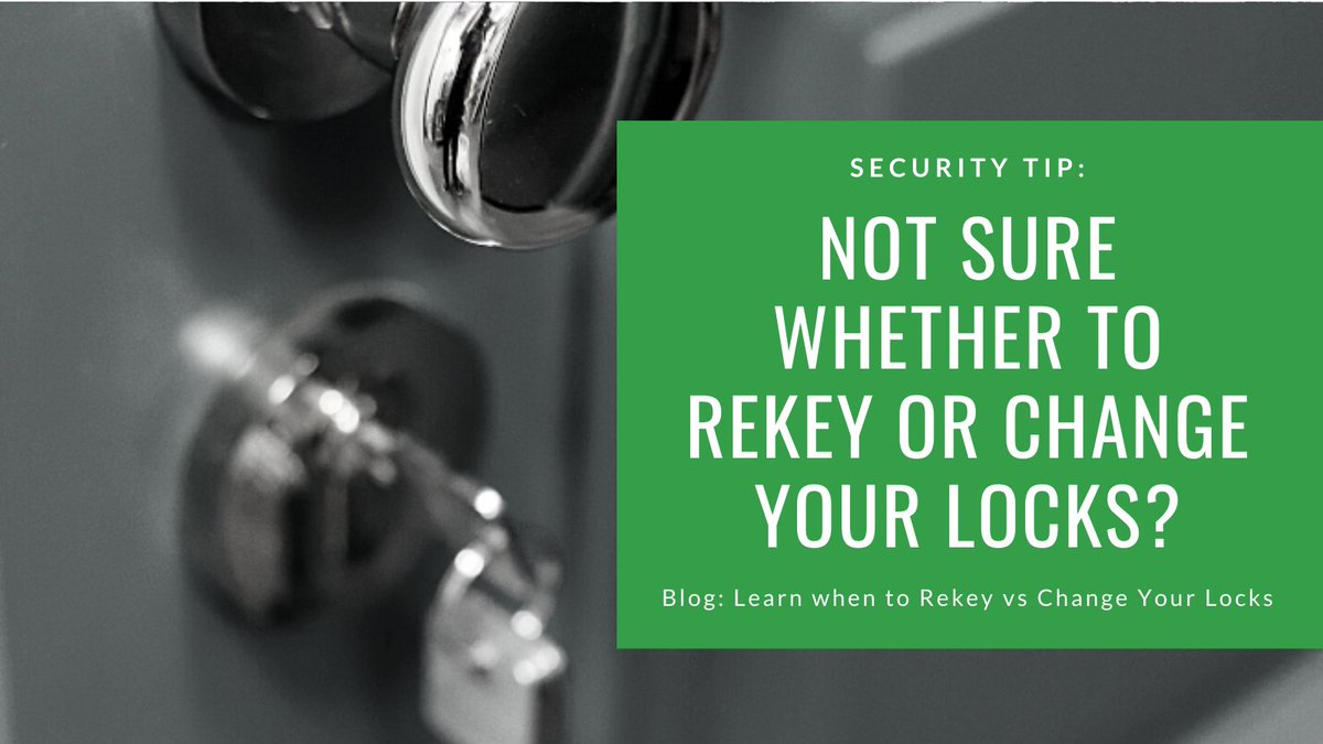 #Security Tip: If you've recently moved into a new home or property, make sure its secure from previous residents. Read blog tinyurl.com/9mddskah and learn when to #rekey your locks vs #changelocks 🔑 #lockinstallation #locksmith #southyarralocksmith