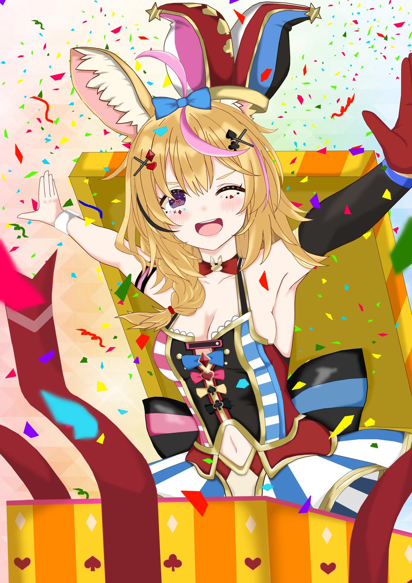 Yo I ヨウ 絵まる 尾丸ポルカ 絵描きさんと繋がりたい イラスト好きな人と繋がりたい プレゼント箱から ばぁっ ビックリした Yo I ヨウ 絵まる 尾丸ポルカ 絵描きさんと繋がりたい イラスト好きな人と繋がりたい プレゼント箱から ばぁっ ビックリした