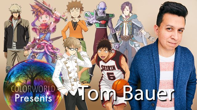 colorworldbooks's tweet photo. Our #KurokosBasketball event is June 12th here at #ColorworldLIVE!! Join our FREE live panel and meet #TomBauer, the voice of #ShinjiKoganei! Or, grab a one-on-one hangout, a personalized video/audio message, or autograph! https://t.co/4vSd3rztOV https://t.co/JtRlvixzUd