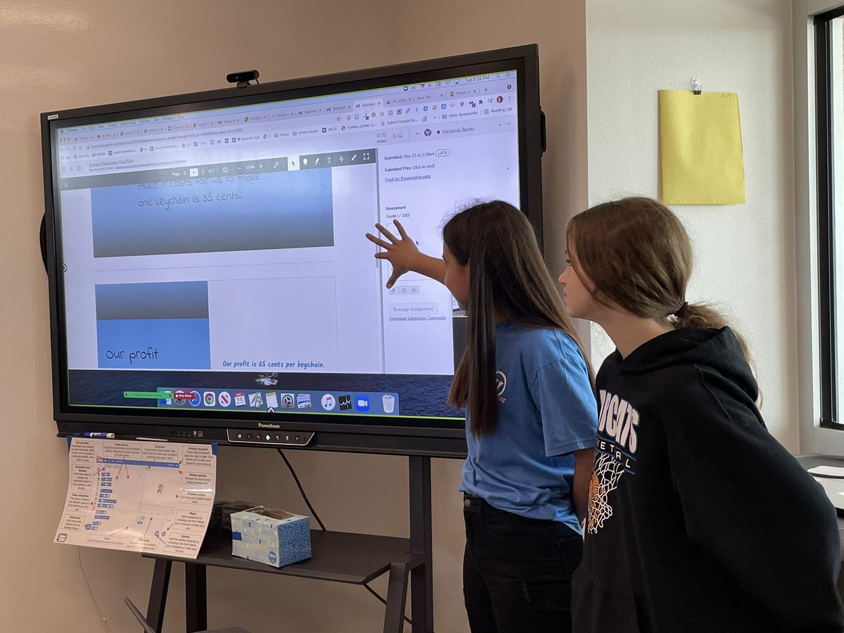 TechRunsThruIt's tweet photo. Final pitches were on π₯today! These 6th graders worked so hard on developing a business idea. Excited to have them again in 8th grade so we can make those dreams come to fruition! #DMSIncEdu @DieterichMS #misdproud @UnchartedLRNG #proudteachermoment https://t.co/DGWmTmwzXo