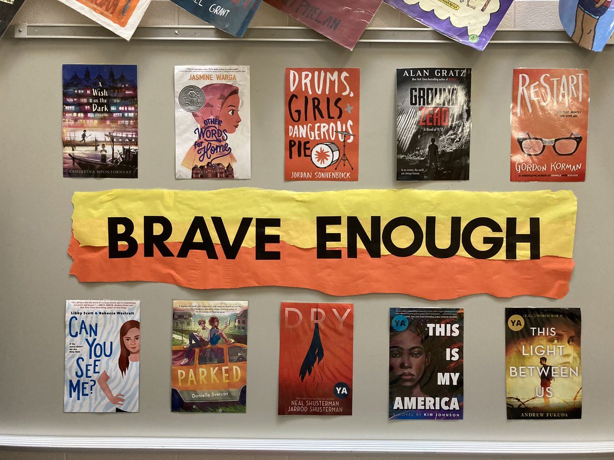 Gearing up for D25 Middle School Summer Reading: Brave Enough <a href="/ahsd25/">ArlingtonHeightsSD25</a> <a href="/AHSD25Thomas/">Thomas Middle School</a> <a href="/ahml/">ahml</a> <a href="/HUB500/">The Hub of AHML</a> Read one or read them all! TMS Lending library open 6/14 in TMS office. Books also available at AHML (some available through Cloud Library and Hoopla!) Check ‘em out!