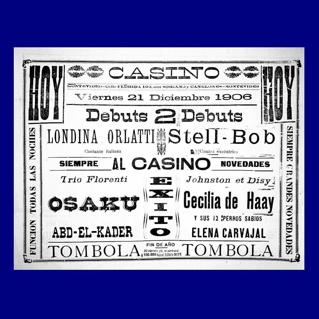 lapatriauy's tweet photo. Programa de Teatro Casino · Program of ‘Teatro Casino’
—
Teatro · Theater
—
1906
—
Contribuyente: @bn_uruguay

#diseño #diseñouy #diseñografico #diseñouruguayo #uruguayo #uruguay #impresos #efimeros #designarchives #mvdtipo #deluruguay #design #lapatriauy #graphicdesign #eph… https://t.co/iUVbcbLG4S