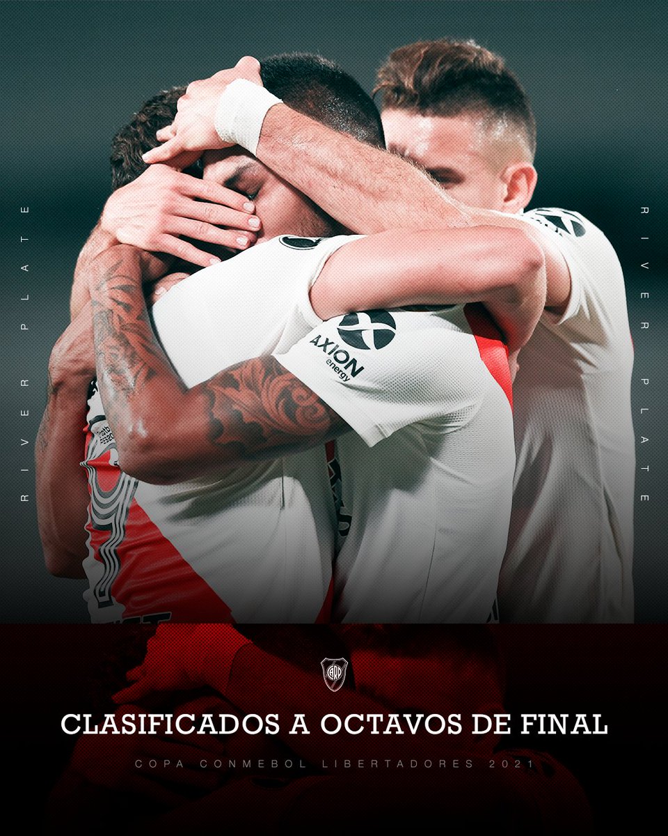CLASIFICADOS A OCTAVOS DE FINAL 💪

#JuntosSomosMásGrandes ⚪🔴⚪