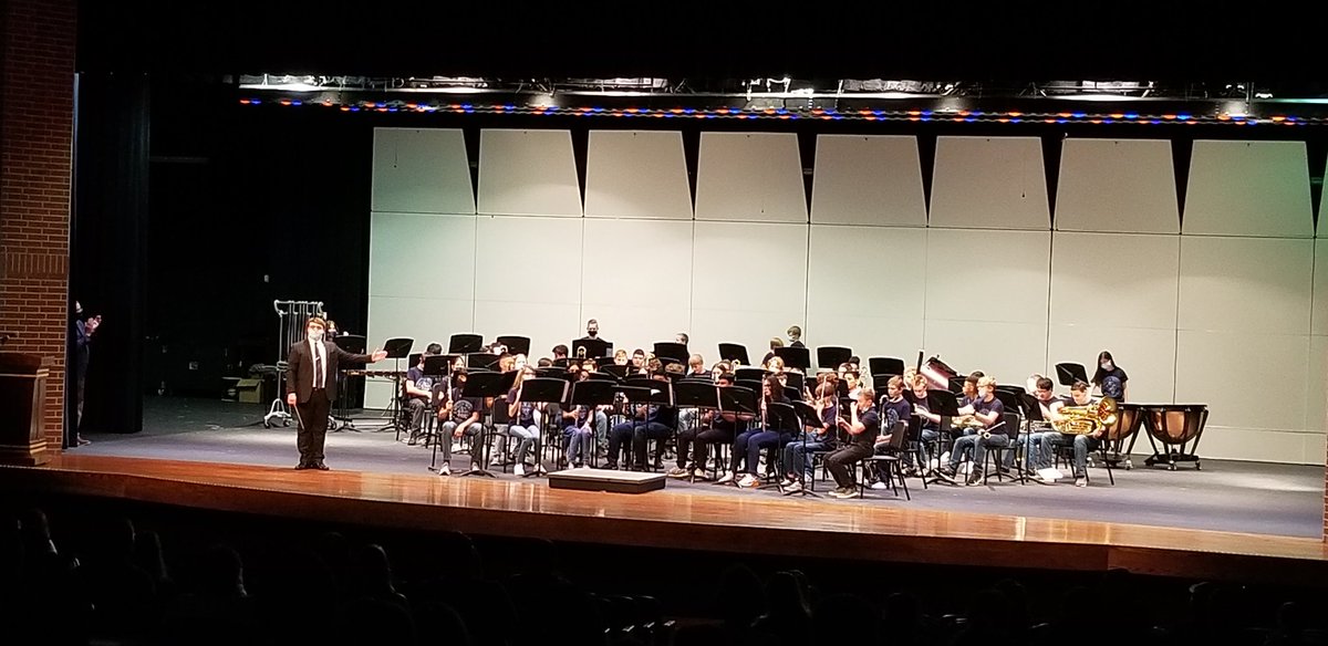 TISDWWJHS's tweet photo. Concert 2 band showed out tonight with powerful sounds and great rhythm. Excellent work!
And congratulations to Jacob Berlin for a successful student teaching opportunity with WWJH this year. Thank you for the work you put in for our program!
#DestinationExcellence #WWJHS https://t.co/gC4WaKDvoE