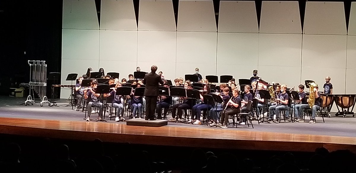 TISDWWJHS's tweet photo. Concert 2 band showed out tonight with powerful sounds and great rhythm. Excellent work!
And congratulations to Jacob Berlin for a successful student teaching opportunity with WWJH this year. Thank you for the work you put in for our program!
#DestinationExcellence #WWJHS https://t.co/gC4WaKDvoE