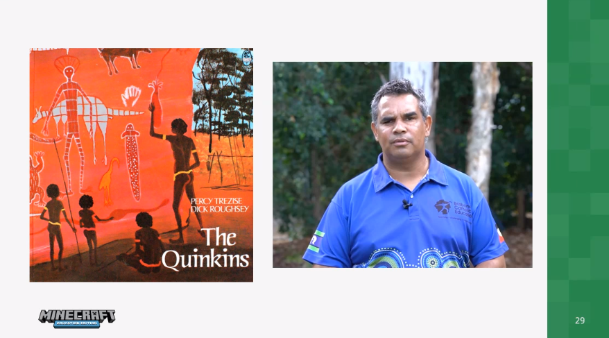 bizcoachselena's tweet photo. Indigenous perspective through Minecraft.  Sooo good.  9 new NPC skins #mieeforum #mseduau VERY Important work.  MORE of this please @microsofteduau https://t.co/FXCxzzyQsN