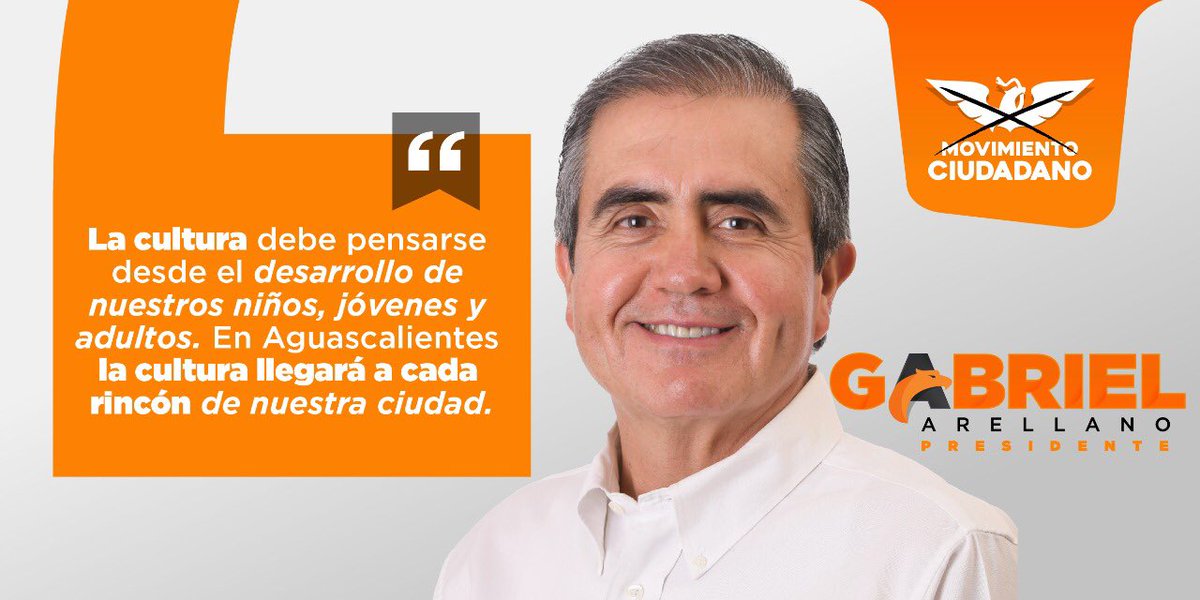 La cultura es uno de los pilares más importantes para retomar el rumbo de Aguascalientes y la haremos llegar a cada rincón de nuestro municipio. ¡Vota por la cultura, vota por tus causas, éste 6 de junio vota por un gobierno naranja!

#TeQuieroAguas #TeQuieroDeMiLado