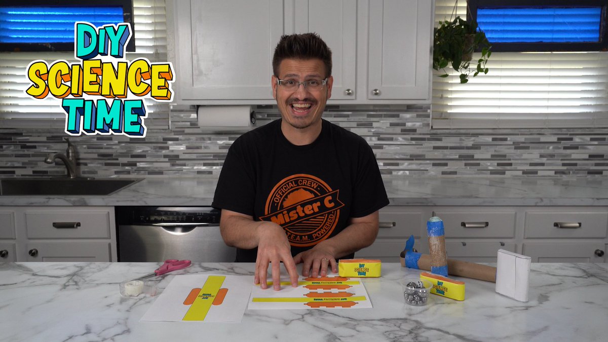 OriginalMisterC's tweet photo. Not only are we building Inertia Walkers in our latest episode of #DIYScienceTime, but the #DIYScienceCrew has lots of other amazing fun for you also! Tune in this Friday on @aptvEducation at 330 CST, or hop online at https://t.co/d04yxFszkq #letslearntogether https://t.co/qgqDcvDgyv