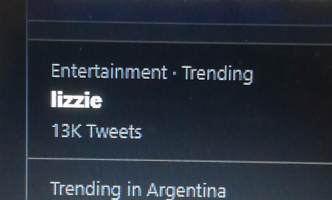 klin_vale's tweet photo. JAJAJAJAJA Lizzie es  tendencia aca en Argentina #VarietyStreamingRoom https://t.co/Qs15pmmrDD