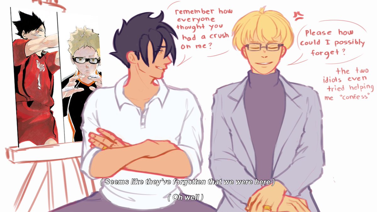 minicasserole's tweet photo. this is what happens when your husband is your co-worker

#kurotsuki #krtsk #クロ月 https://t.co/D3wYoYOxap