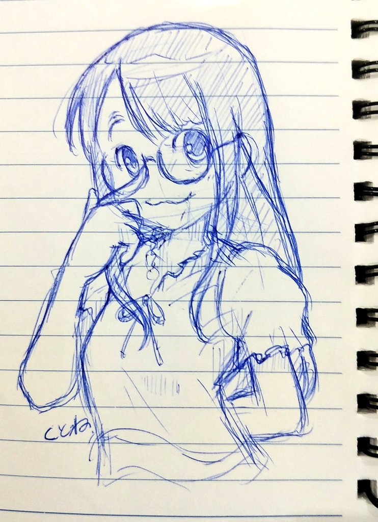メガ進化なぎささん。
#キミコ絵 