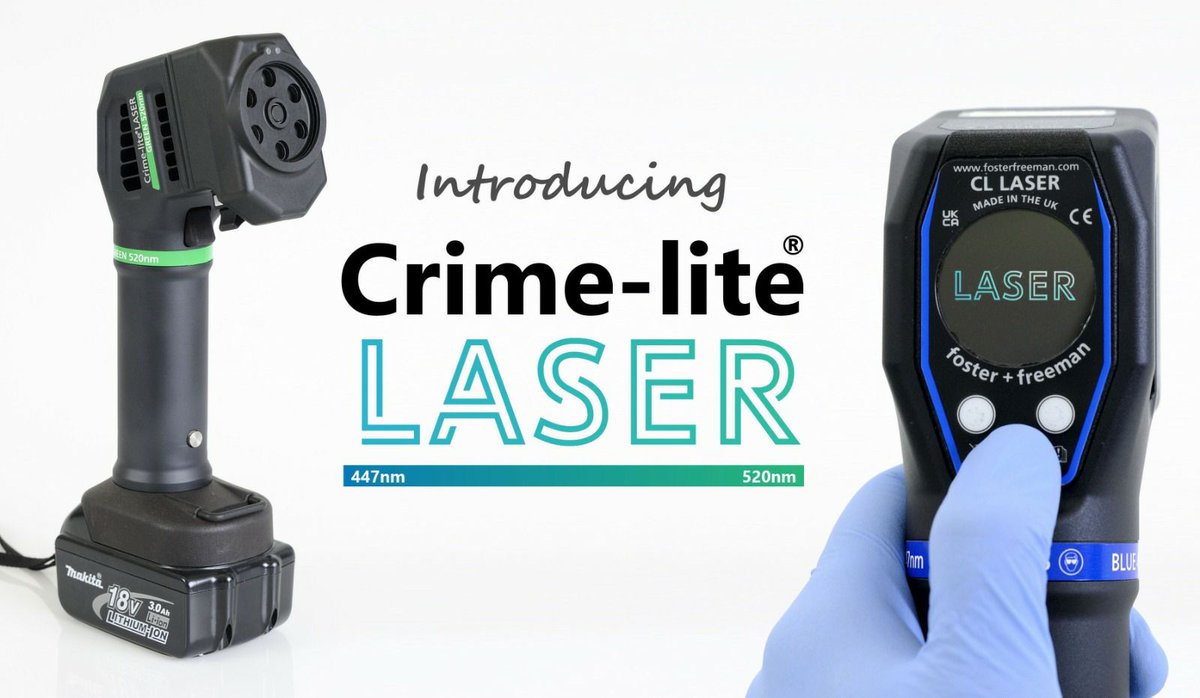 ForenseRevista's tweet photo. El láser forense portátil más seguro, compacto y potente de la historia.
#forensicscience #forensics #innovation #laser #fluorescence #fosterfreeman @fosterfreeman https://t.co/21PuJlCewx