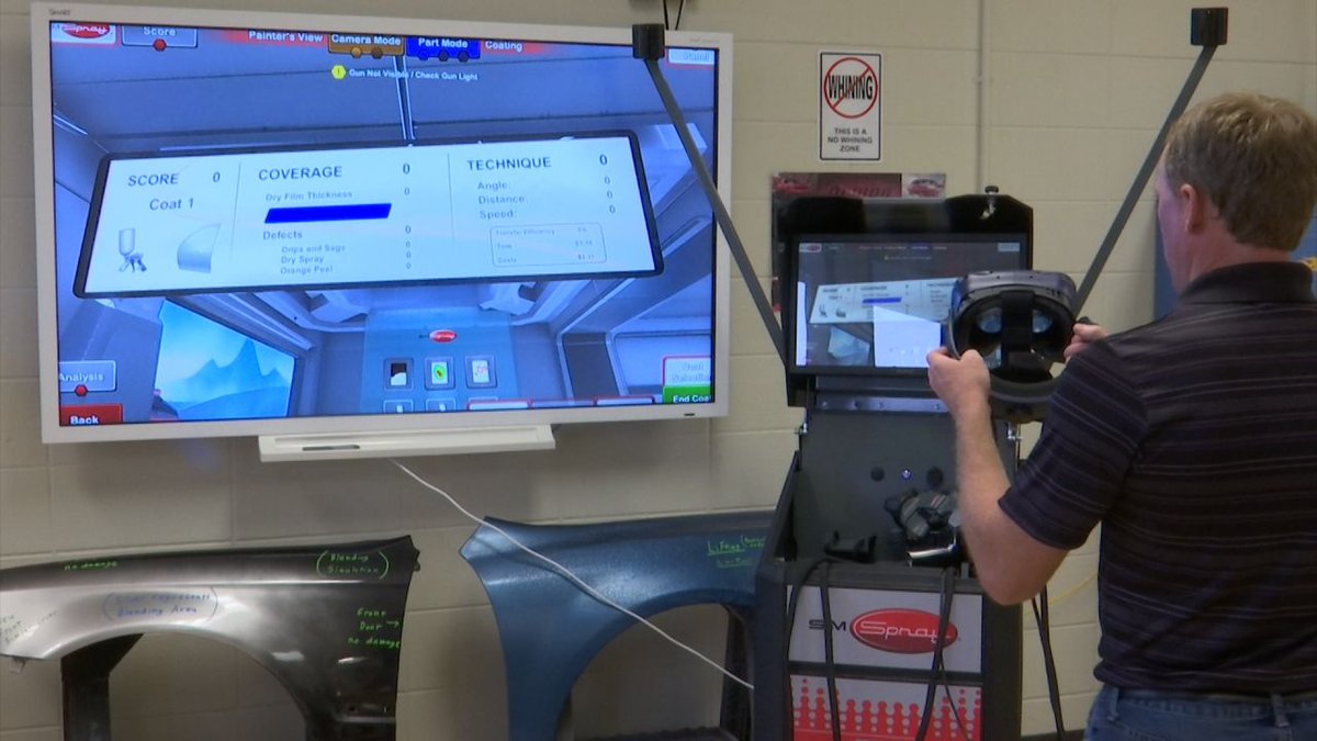 A virtual game-like simulation is teaching students at Haney Technical Center buff.ly/3flc1xM