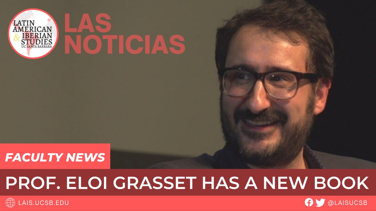 laisucsb's tweet photo. Professor Eloi Grasset (Spanish and Portuguese) has published a new book, La Trama Mortal: Pere Gimferrer y la política de la literatura (1962-1985). Read more here: https://t.co/D2BoS72yhF https://t.co/pUjx0Yk8gw