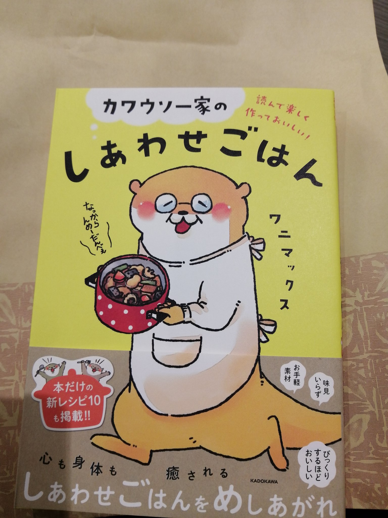 ワニマックス ﾚｼﾋﾟ漫画連載中 告知 カワウソさんたちのレシピ漫画が書籍化します カワウソ一家のしあわせごはん Kadokawa 21年5月26日発売 予定 フルカラー 128ページ 13円 電子書籍も発売します Amazonにて予約開始 ご好評頂いた