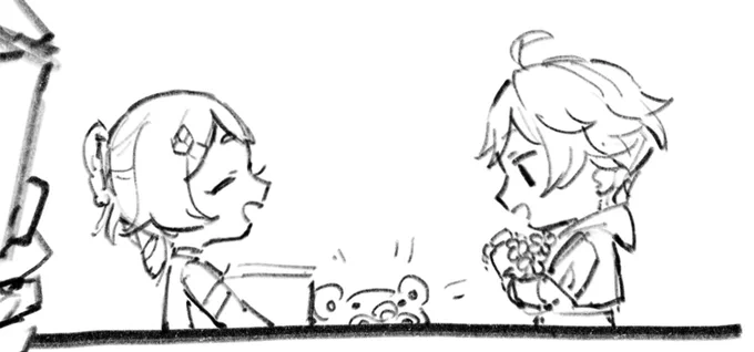 Wip of a new comic *clenches heart* 
