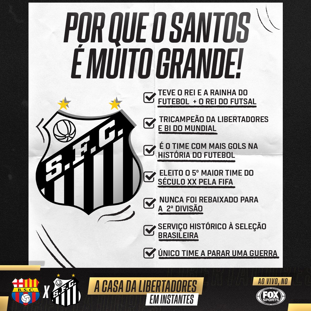 Santos Futebol Clube - O Maior Brasileiro do Mundo