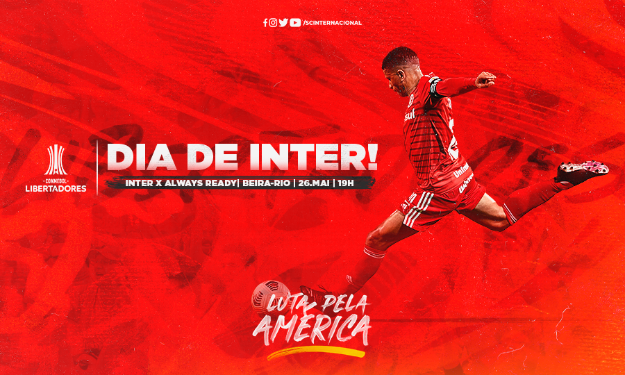 DIA DE INTEEEEERRRR!!!! 🇦🇹🇦🇹🇦🇹🇦🇹

Agora é #LutaPelaAmérica! 💪 Vamos em busca da classificação às oitavas de final da <a href="/LibertadoresBR/">CONMEBOL Libertadores</a>! 🔥🔥

PRA CIMA DELES!!! 💥💥💥