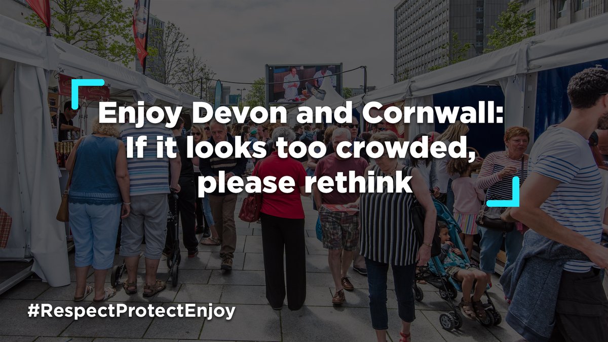 If you’re coming to #Devon or #Cornwall during the half term please be considerate of others and avoid crowding Keep 2m from those you don’t live with and have an alternative if it's too busy where you’d planned to visit Read our FAQs: DC.Police.uk/covid-19-faq #RespectProtectEnjoy