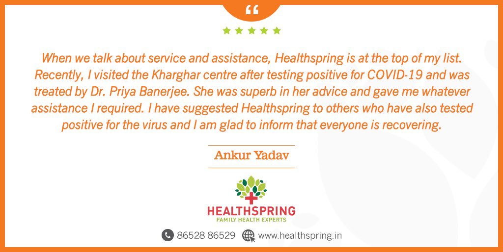 TheHealthspring's tweet photo. Our staff is always happy to receive #feedback from patients. It brings a smile to all our faces to read about how we have helped people and made society better in a small way. #Healthspring https://t.co/LZgghRbsRx