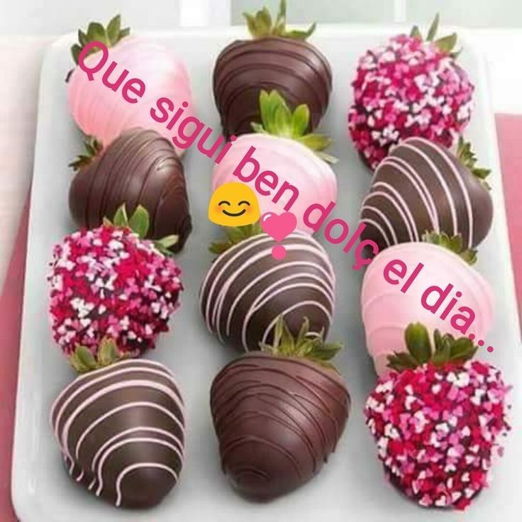 Sucre en vena per a un BON DIA! 🍓🍓🍓🍭🧁🍬☺️