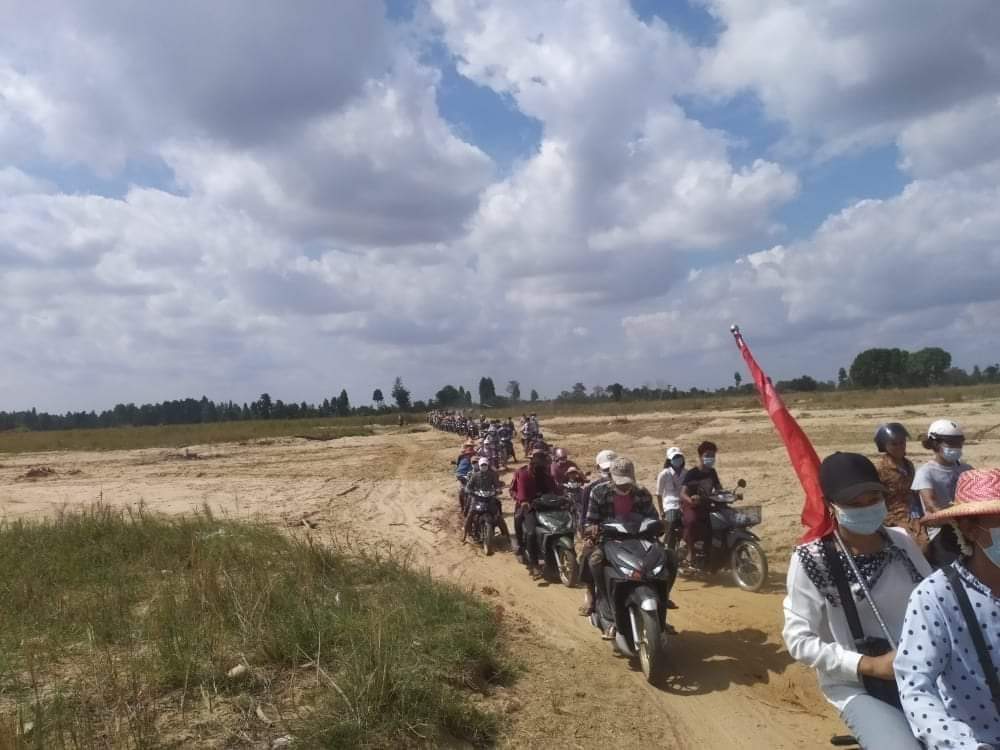 Abolishing Marching Strike with motorcycles in Taze ❤️❤️

#May26Coup #WhatsHappeningInMyanmar