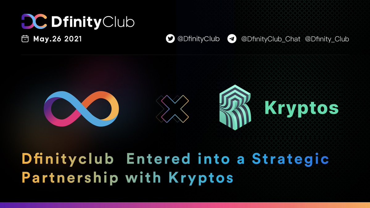 The Kryptos Research is excited to support <a href="/DfinityClub/">DfinityClub</a>.
We believe Dfinity and Dfinity Club will play a key role in the future world and we can't wait to see what new projects get built.