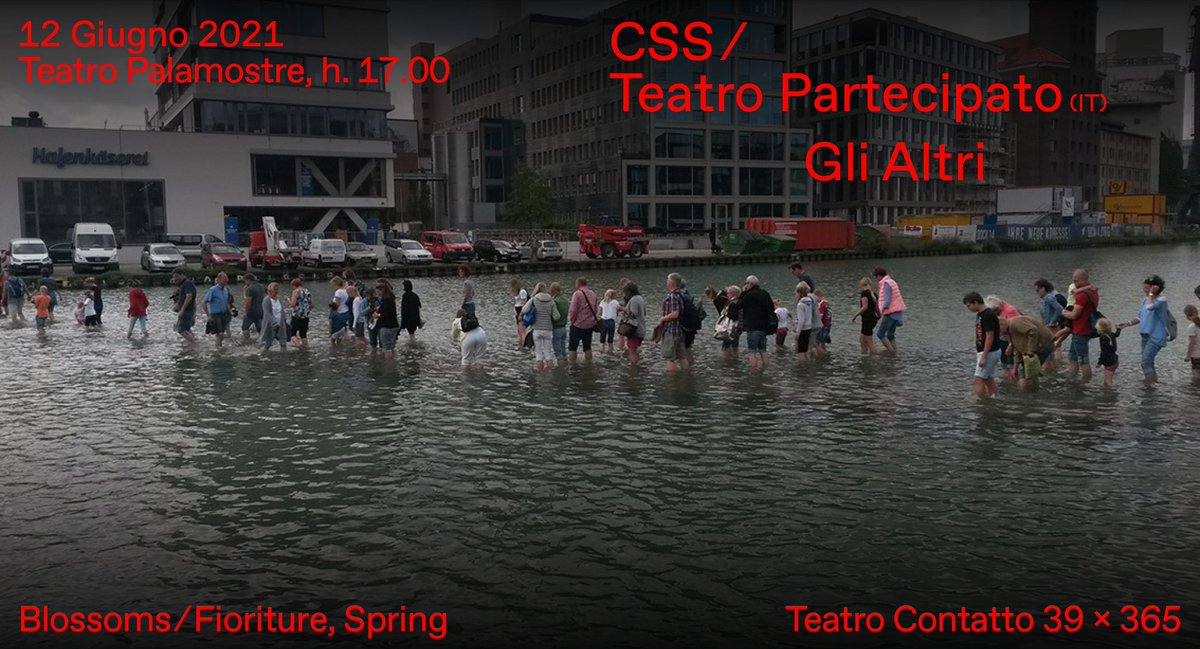 12 giugno ore 17
Udine, Teatro Palamostre
#GliAltri
spettacolo con i cittadini e le cittadine partecipanti al laboratorio di #TeatroPartecipato, liberamente ispirato all’opera di #PeterHandke
ideato e diretto da #RitaMaffei
#TeatroContatto #Spring