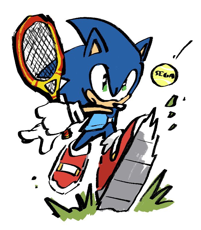 TheFantasticIan's tweet photo. sonic tennis https://t.co/llrl7fu7wU