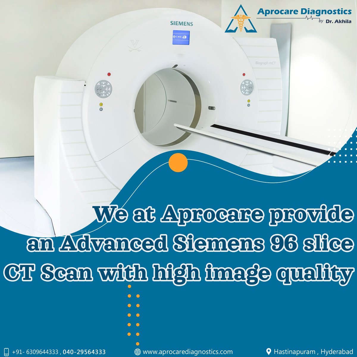 AprocareD's tweet image. We at Aprocare provide an Advanced Siemens 96 slice CT scan with high image quality.
#Aprocarediagnostics #Bestdiagnosticscentre #Alllabservices #DigitalXRay #Mammography #Ultrasound2D3D4D #96SliceCTscan