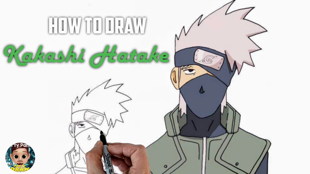 How To Draw Kakashi Hatake With Ease!, Naruto Shippuden