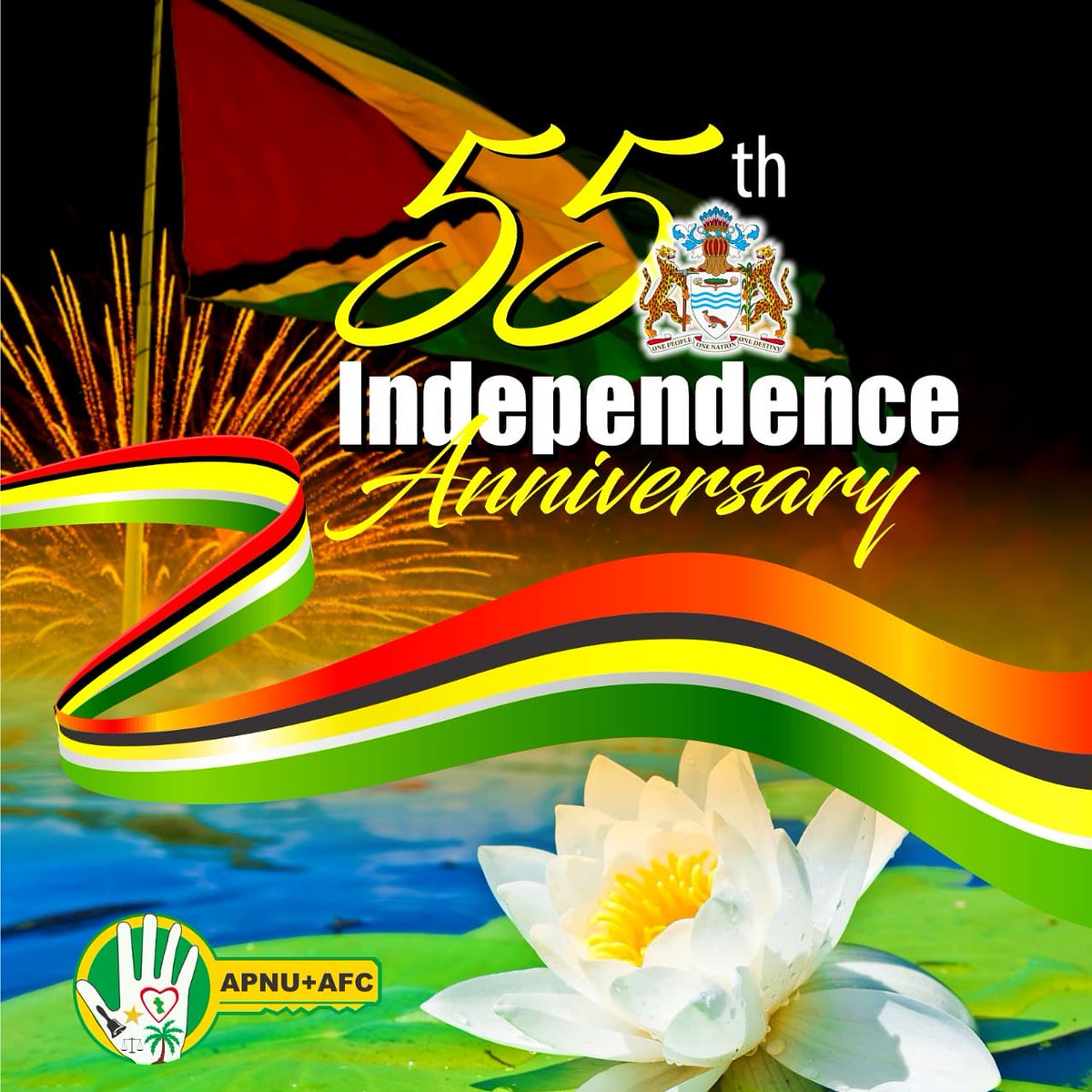 OppLeader's tweet photo. Happy Independence Day Guyana https://t.co/uqlbk0IZGE