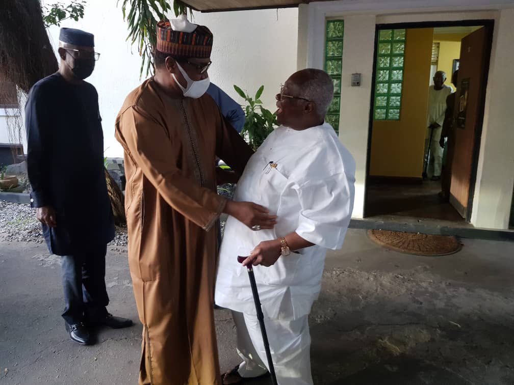 PDP_NRSC's tweet photo. “Lagos!”

As it continues its consultations across the nation, yesterday, the #PDPReconciliation &amp; Strategy Committee was in Lagos to meet with Chief Bode George, a former national vice-chairman in the Southwest zone of the @OfficialPDPNig. https://t.co/CAk0TmLBDS