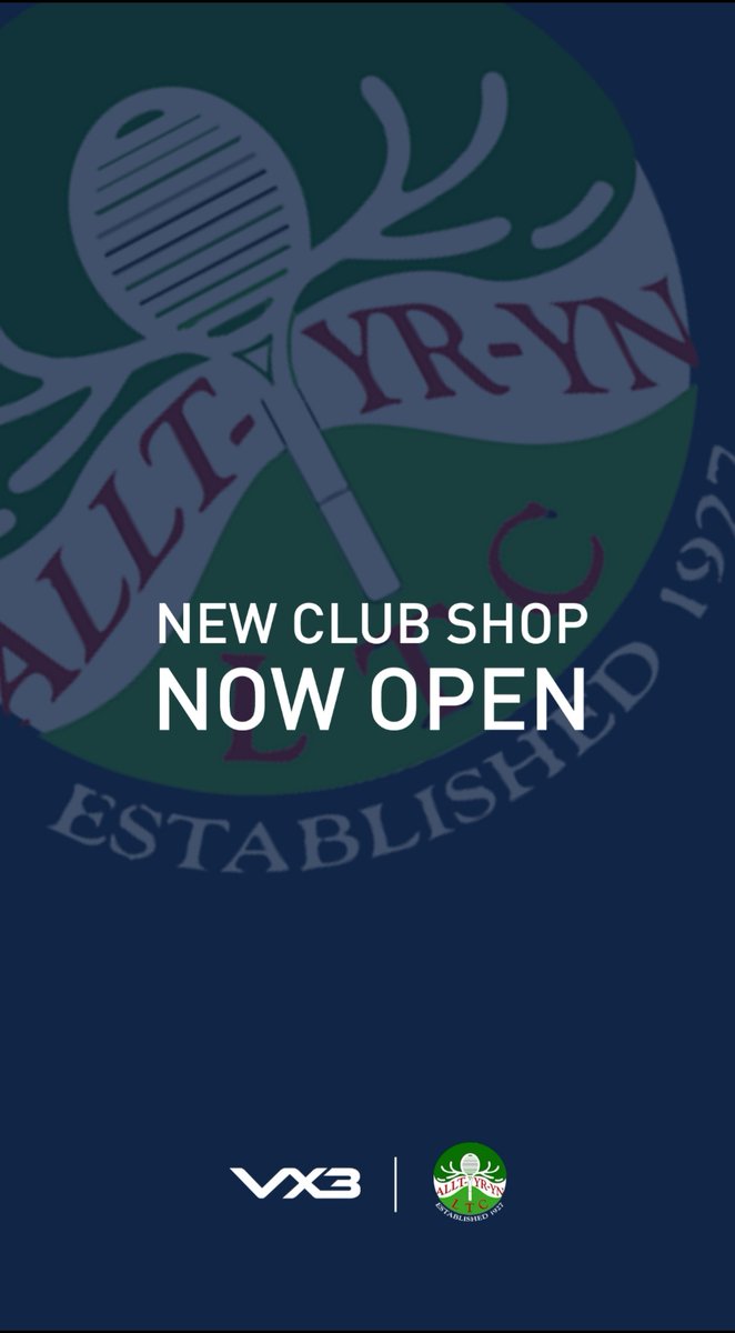 Our club shop is now open full of fantastic tee shirts, hoodies and some great kit bundles too
To get yours visit our very own shop thanks to <a href="/VX3apparel/">VX3</a> 

vx-3.com/allt-yr-yn-ltc…