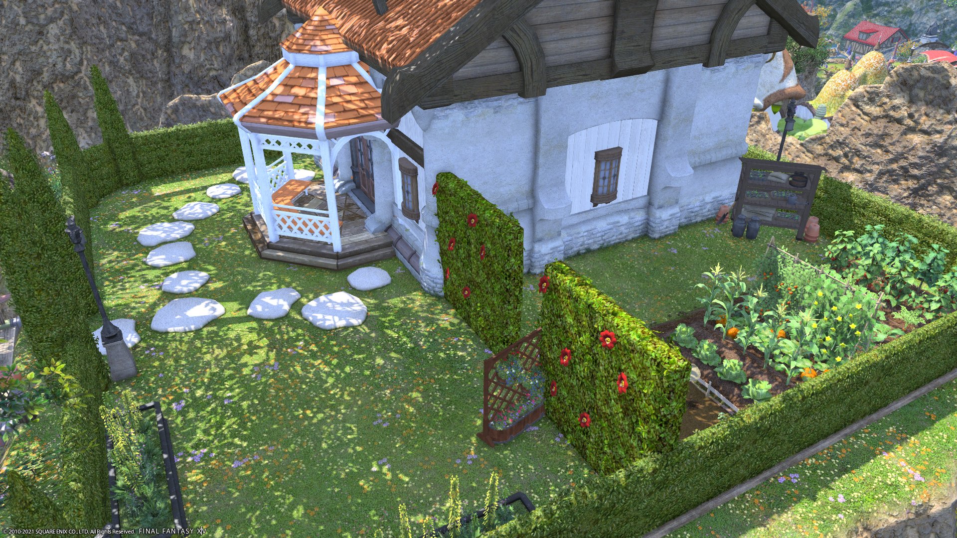 Mysterioso Perdendosi Ff14 新しい庭具を玄関に埋め込むと良い という情報を得たので早速埋め込んで外装も変えてみましたがこれはめちゃくちゃ良いものですね Ff14 Ff14ハウジング Ff14housing T Co Mecruzt9yb Twitter