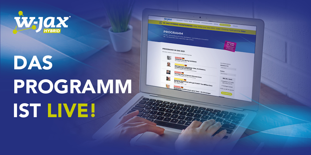 jaxcon's tweet photo. 🥳 Habt Ihr schon gesehen? Das neue Programm der W-JAX 2021 #jaxcon ist online! Schaut doch mal nach, welche Highlights Euch erwarten. Viel Spaß beim Stöbern!

👉 Zum Programm: https://t.co/gG2HdwHhAb

#java #microservices #softwarearchitecture #devops #agile #DDD #quarkus https://t.co/rdr3VokYNr