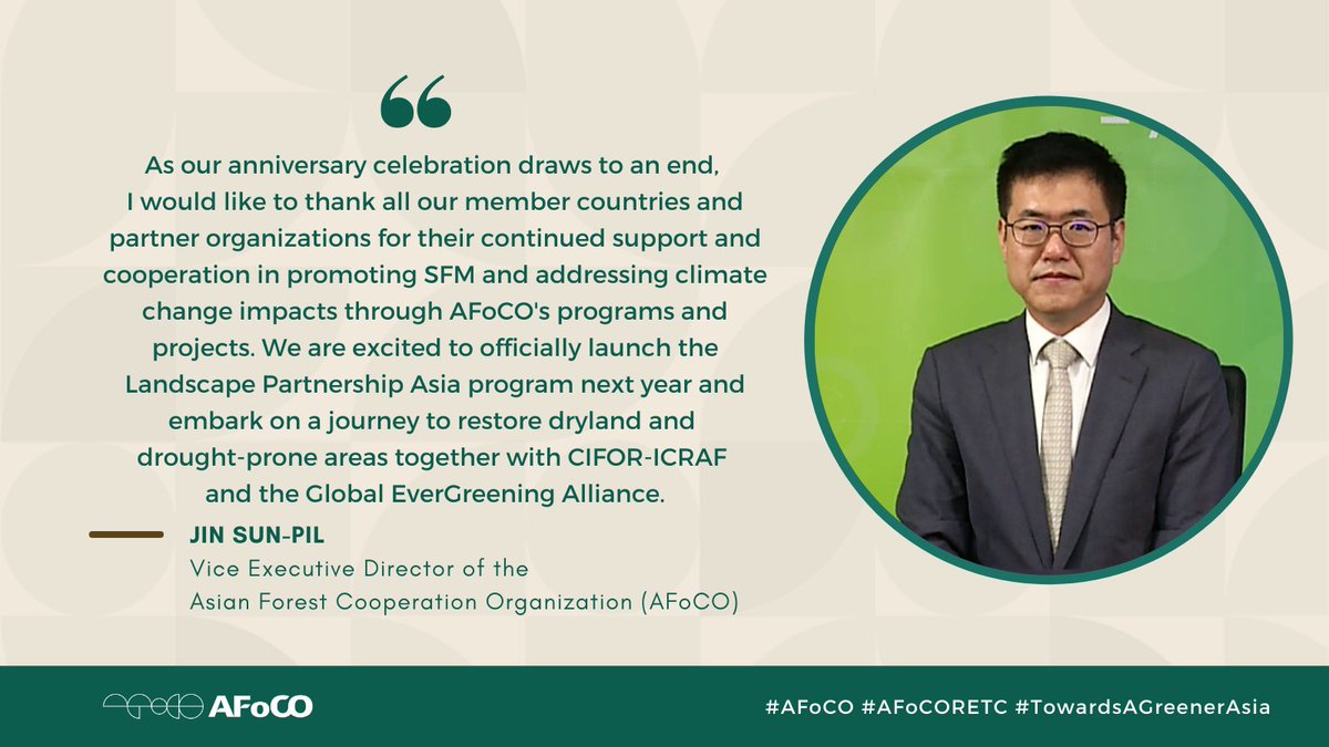 hank you for celebrating our 3rd Anniversary with us!
Here's to more exciting activities and initiatives in the coming year!

#AFoCO #AFoCORETC #TowardsAGreenerAsia #SDGs