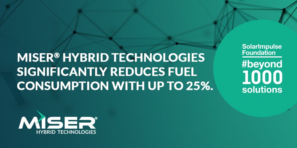 MiserTech's tweet photo. @MiserTech , @solarimpulse labelled solutions significantly reduce fuel consumption up to 25%. 
Find out more about products here: https://t.co/urwqpaXJgA

#miser #1000solutions #beyond1000solutions #innovation #sustainability #southafrica #technology @bertrandpiccard https://t.co/XobGrsM8uD