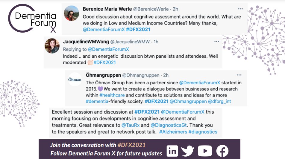 DementiaForumX's tweet image. We love to see your feedback! We hope you are excited for Day 2 of #DFX2021!