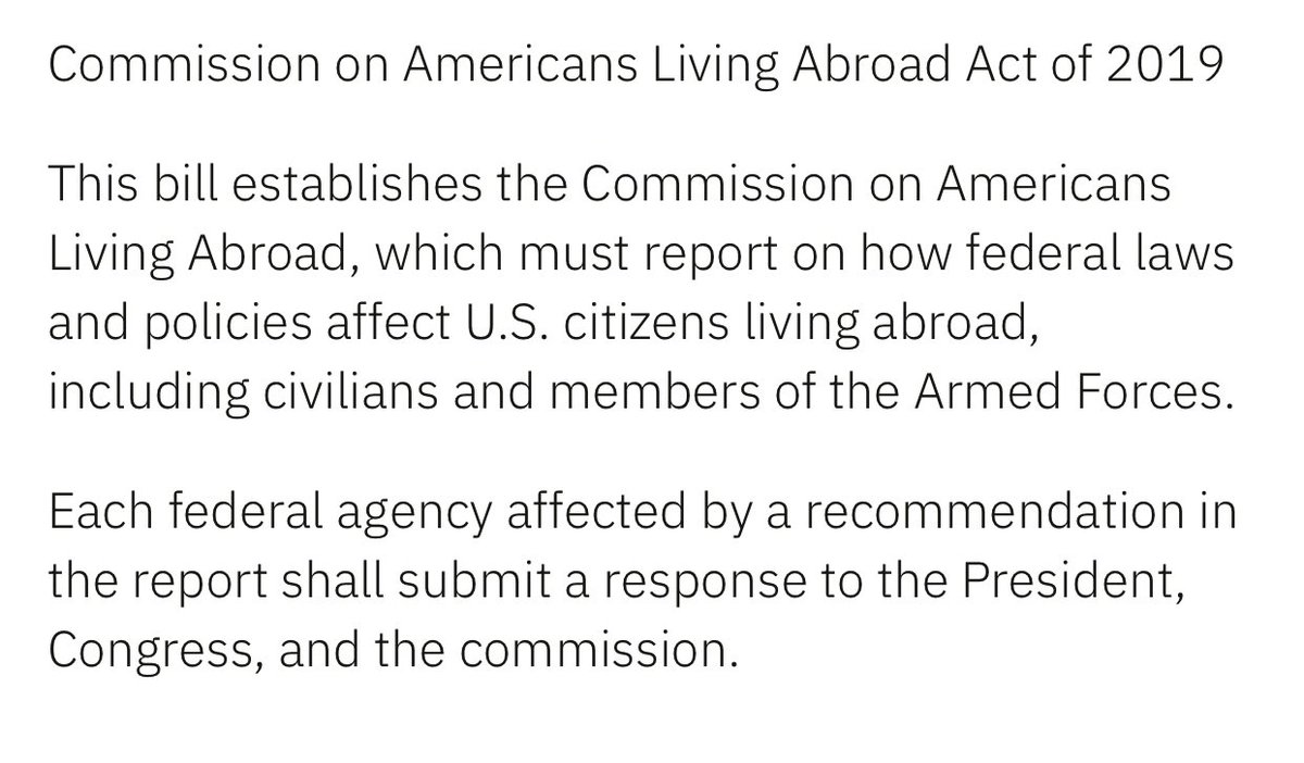 @DemsAbroad 9M Americans Abroad. They also pay taxes but lack representation, despite calls for the formation of a Commission on Americans Living Abroad. Who’s going to push this issue? @RepMaloney @TheDemocrats #FATCA #PFIC #GILTI #RBT #ExpandedChildTaxCredit #TaxFairness