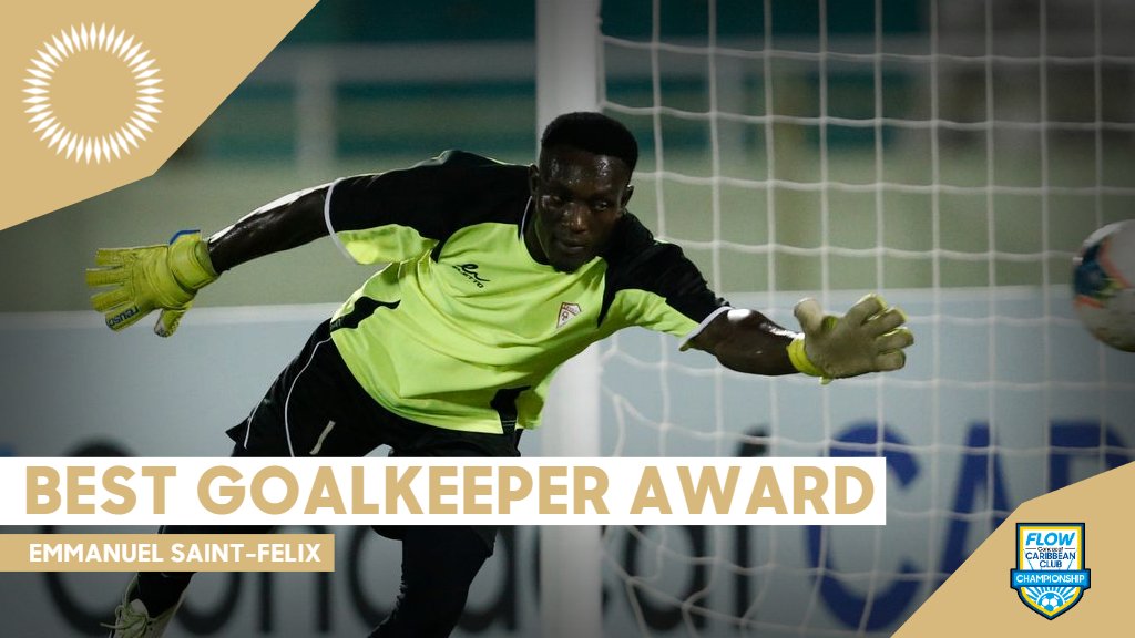 Concacaf's tweet photo. The Golden Glove Award goes to Cavaly AS' Emmanuel Saint-Felix. | #FCCC21 https://t.co/pexB3Ao7ks