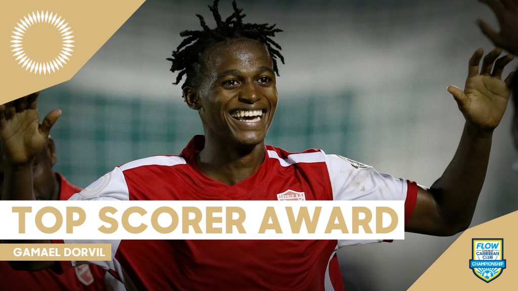 Concacaf's tweet photo. Gamael Dorvil earns the Golden Boot Award. | #FCCC21 https://t.co/Se4ifZrWNT