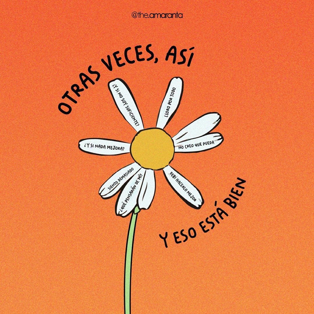 Está bien no estar bien. Deja que las emociones te visiten, siéntelas. Es parte del proceso.

Antes de que se termine mayo, mes de la concientización de la salud mental, recordamos lo importante que es cuidar de nuestra mente y amarnos en cada etapa de nuestro viaje.