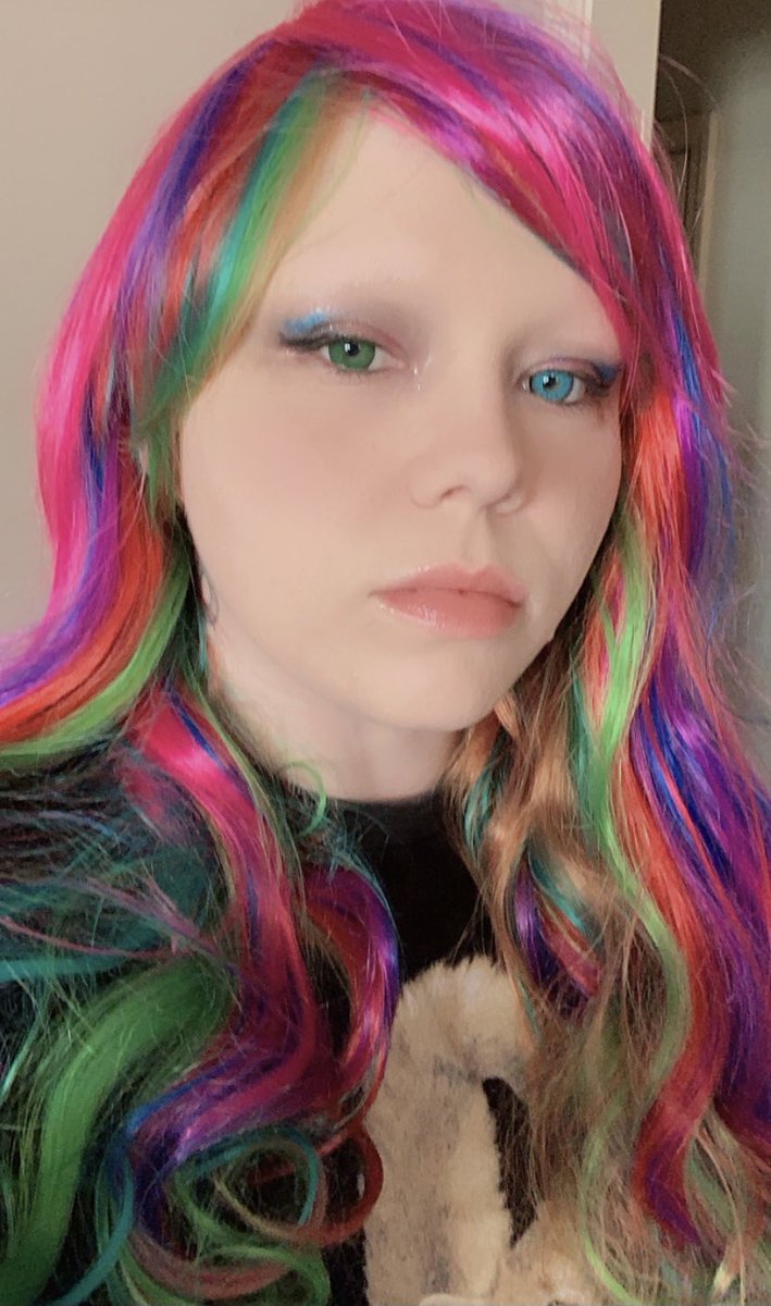 ScarletSagex's tweet photo. Testing out new #contacts #rainbowwig #makeup #nonbinarypride #gaypride #theythem #nonbinary #genderfluid
https://t.co/8rUxD8zqD4 https://t.co/YZ1eIk7CJO