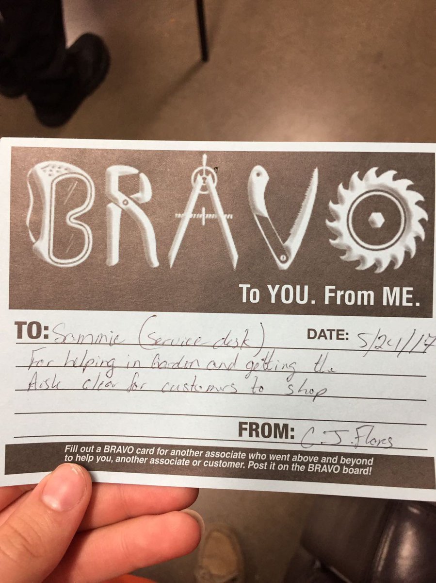 What a throwback! My first ever Bravo that I received at #HD0526 ! 🧡