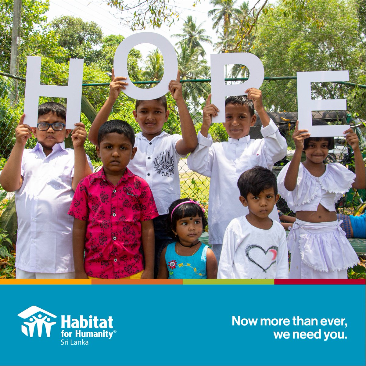 habitatsrilanka's tweet photo. With every new home that we build, we renew hope for a life with less obstacles and a brighter future.
#everyhome #hope #futureisbrighter #habitatforhumanity #throughshelterweempower #love #hope #change #homes #build #stability #empower #security #selfreliance #donatetoday https://t.co/8LUGAUj4Yr