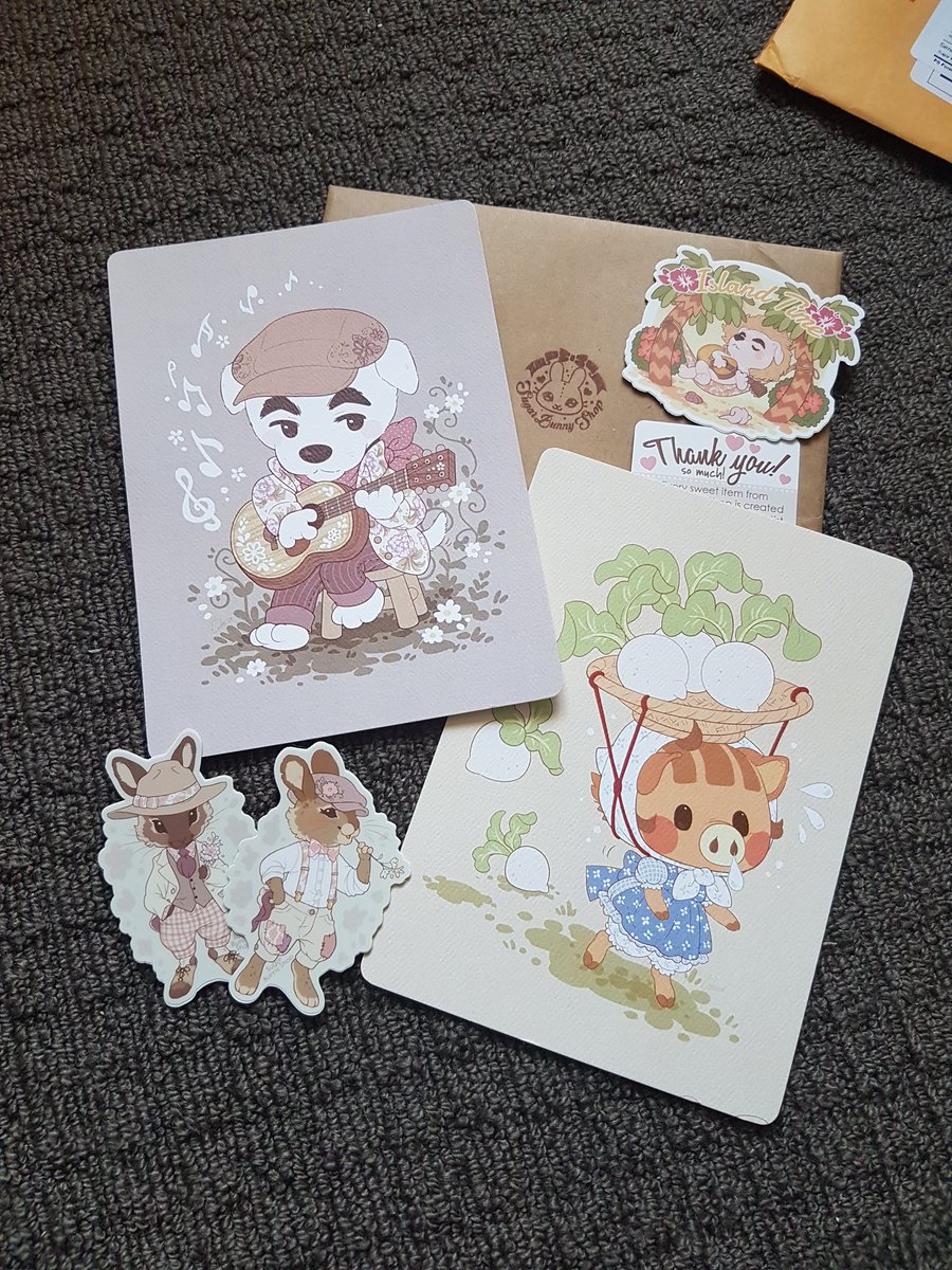 seamstressed04's tweet photo. My order from @sugarbunnyshop came in the other week and I love everything so much!! The stickers and prints are both such good quality, I'm so happy with them! <3 https://t.co/vKT3ct7uSl